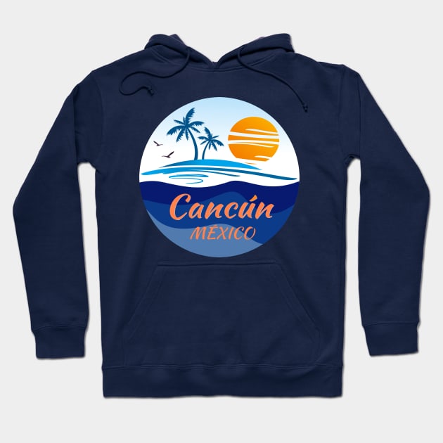 Cancun MEXICO Hoodie by MtWoodson